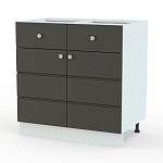 Тумба напольная Квадро 2 ящика BMS - Фото 5