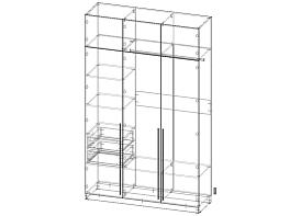 Распродажа - Шкаф для одежды Бронкс  (1600х2600х500)