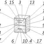 Схема сборки Прикроватная тумба Пальмира BMS