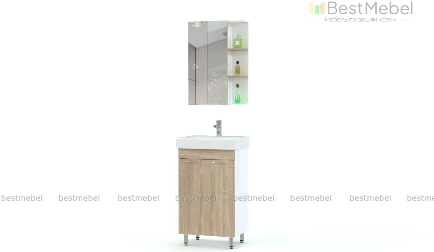 Мебель для ванной комнаты Юго 3 BMS - Фото