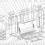 Схема сборки Шкаф-кровать трансформер Макси BMS