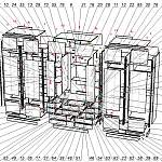 Схема сборки Двойной шкаф-купе Хьюстон 33 BMS