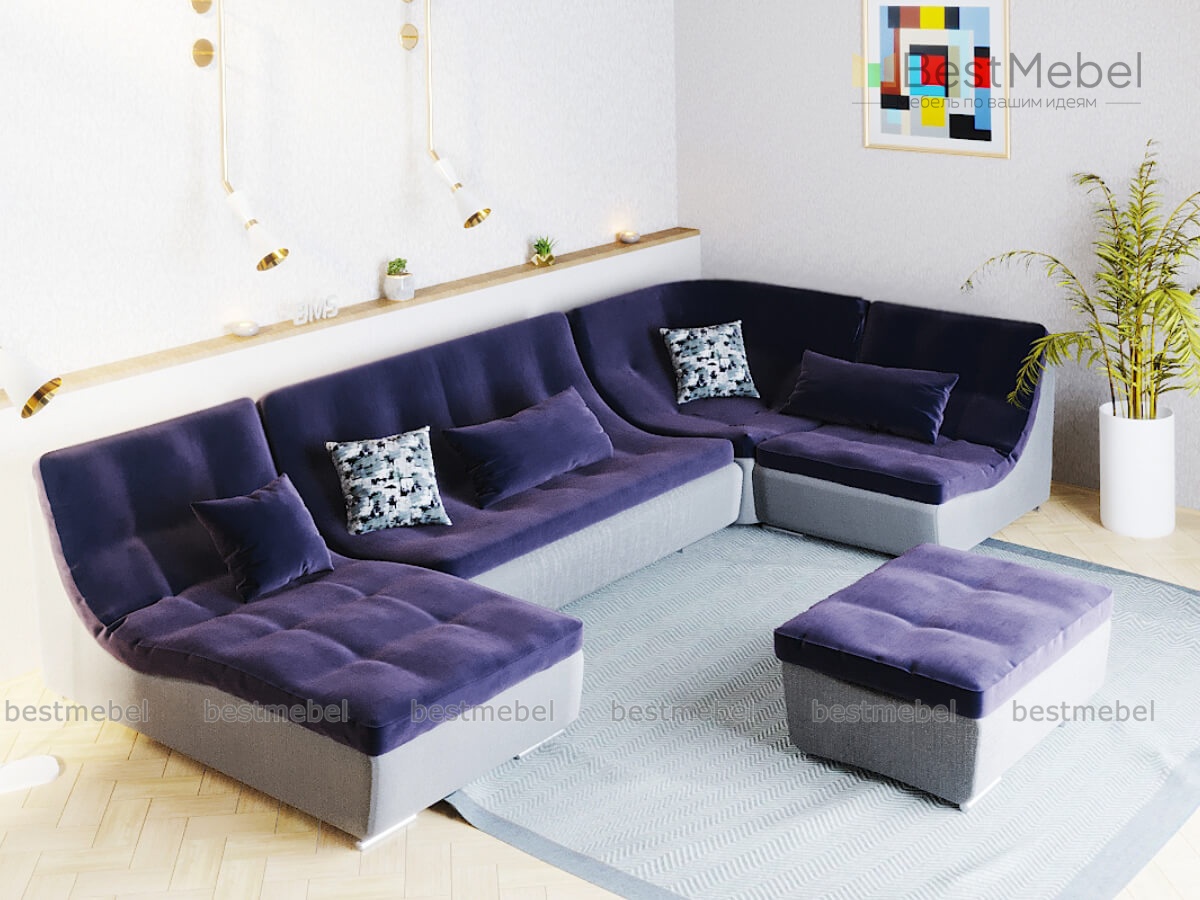 Угловой диван Релакс - 102840 р, бесплатная доставка, любые размеры