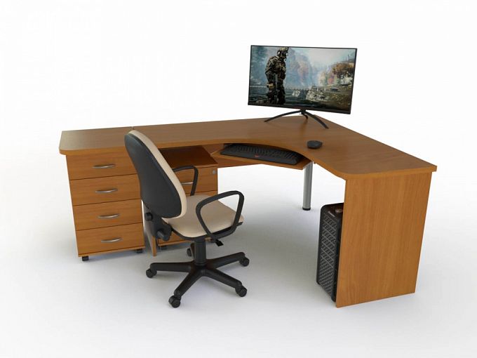 Компьютерный стол угловой Руссо BMS - Фото