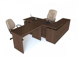 Распродажа - Стол руководителя Ливерпуль 2 BMS (1700х750х700)