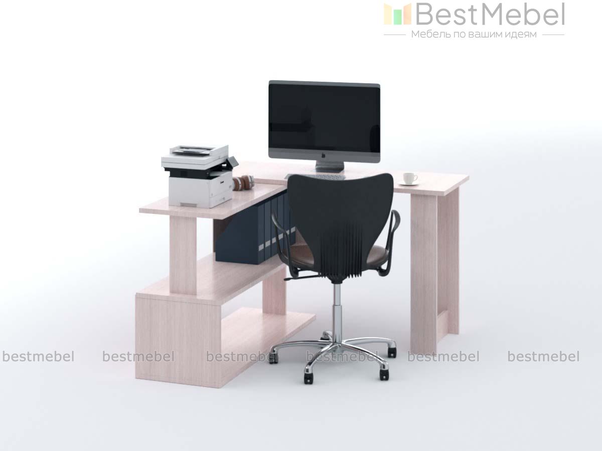 Стол офисный угловой Кокос BMS - Фото