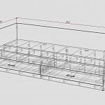 Чертеж Детская кровать Кай BMS