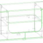 Чертеж Тумба Оскар BMS