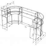Чертеж Стойка ресепшн Арни 9 BMS