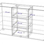 Чертеж Комод HC 519 BMS