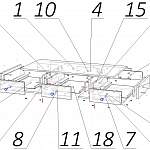 Схема сборки Столик консольный Маркус 12 BMS