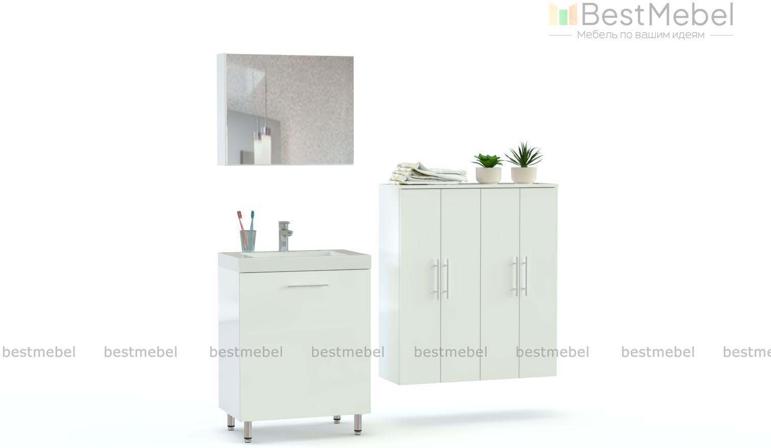 Мебель для ванной Лазурь 1 BMS - Фото