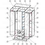Схема сборки Шкаф 3D-17 BMS