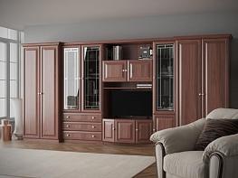 Распродажа - Стенка для гостиной Мона Люкс BMS (4220х2233х550)