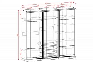 Распродажа - ЭСКИЗ №00000460176 Шкаф-купе 3908 (2700х2500х600)
