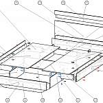 Схема сборки Кровать Лина 5 BMS