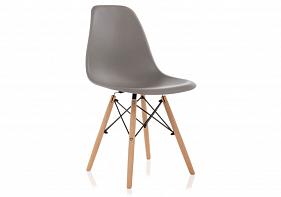 Пластиковый стул Eames PC-015 серого цвета