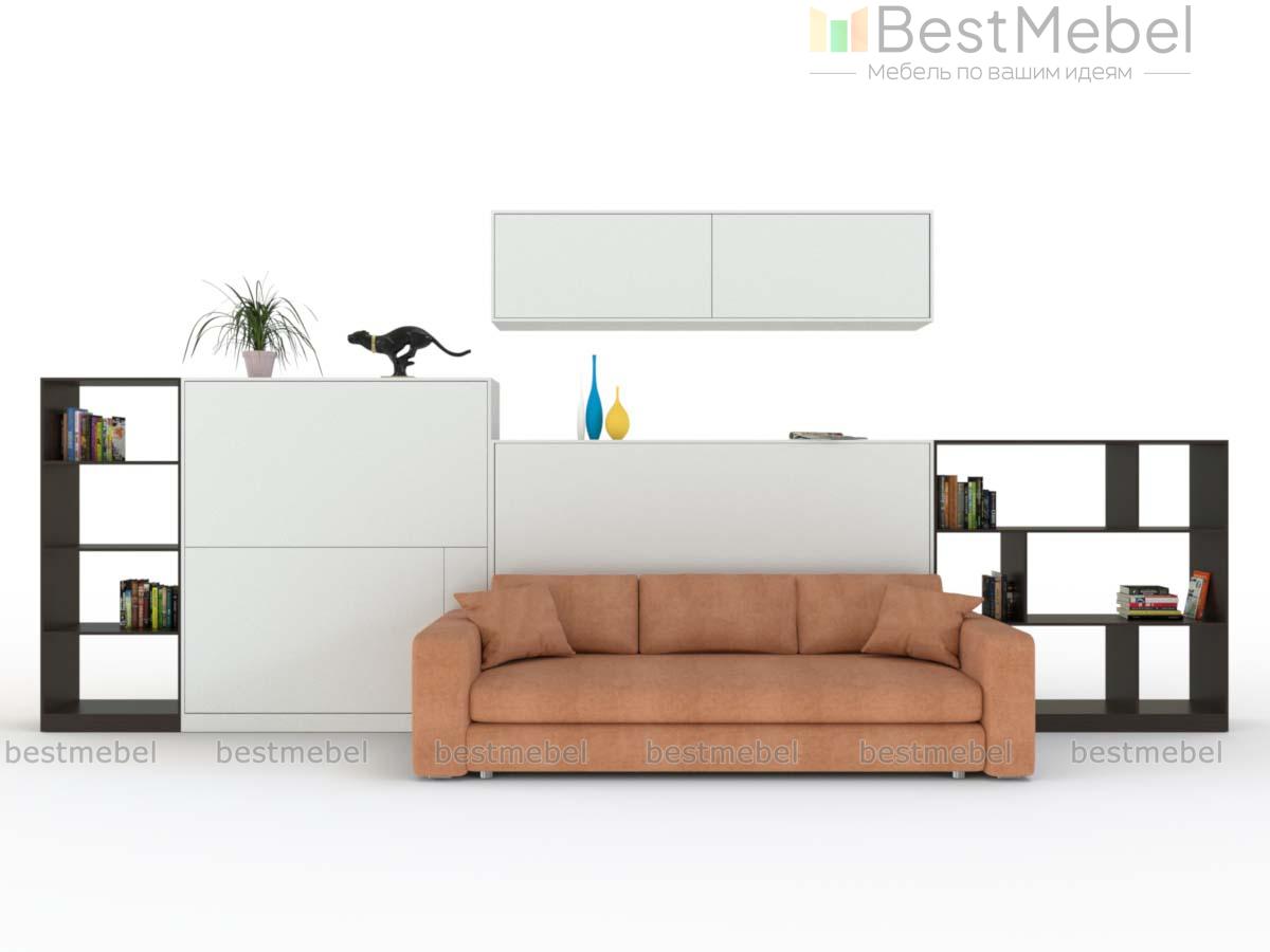 Шкаф-кровать с диваном Лофти BMS - Фото