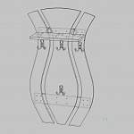 Чертеж Вешалка Андорра 2 BMS