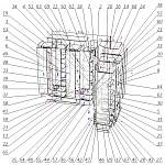 Схема сборки Шкаф Меркурий люкс-9 BMS
