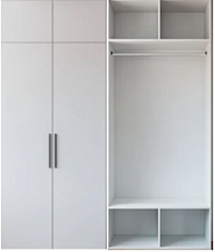 Распродажа - ЭСКИЗ Распашной шкаф Вилета 5  (1000х2400х400)