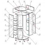 Схема сборки Шкаф угловой Фиджи 23 BMS