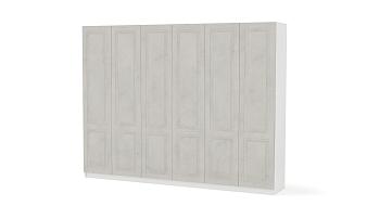 Распродажа - Шкаф распашной Руан 6 BMS(Белье - Платье - Платье - Белье (станд. 6)) (2700х2200х500)