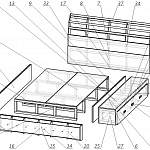 Схема сборки Кровать с ящиком Фанни 4 BMS