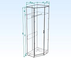 Распродажа - ИН Шкаф угловой  (760х2200х400)