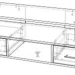 Чертеж Тумба TV 17 BMS