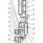 Схема сборки Пенал Авиньон с ящиками BMS