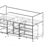 Чертеж Кровать-чердак Астра-8 BMS