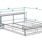 Чертеж Кровать Рондо-12 BMS