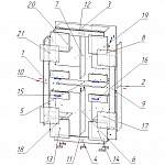 Схема сборки Тумба-витрина Прайм 4Д BMS