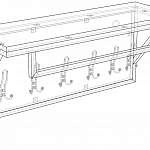 Чертеж Вешалка Эллиот 2 BMS