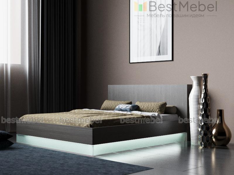 Кровать с подсветкой Джесс BMS - Фото