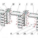 Схема сборки Стол для маникюра Кемел BMS