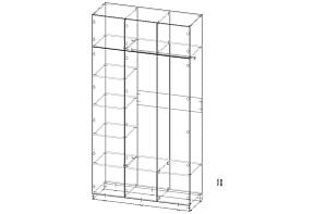 Распродажа - Распашной шкаф Вилета 6  (1370х2600х500)