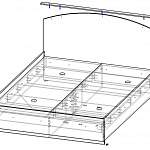 Чертеж Кровать Светлана M1 BMS
