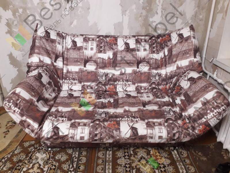 Прямой диван Клик-Кляк Люкс - 44240 р, бесплатная доставка, любые размеры