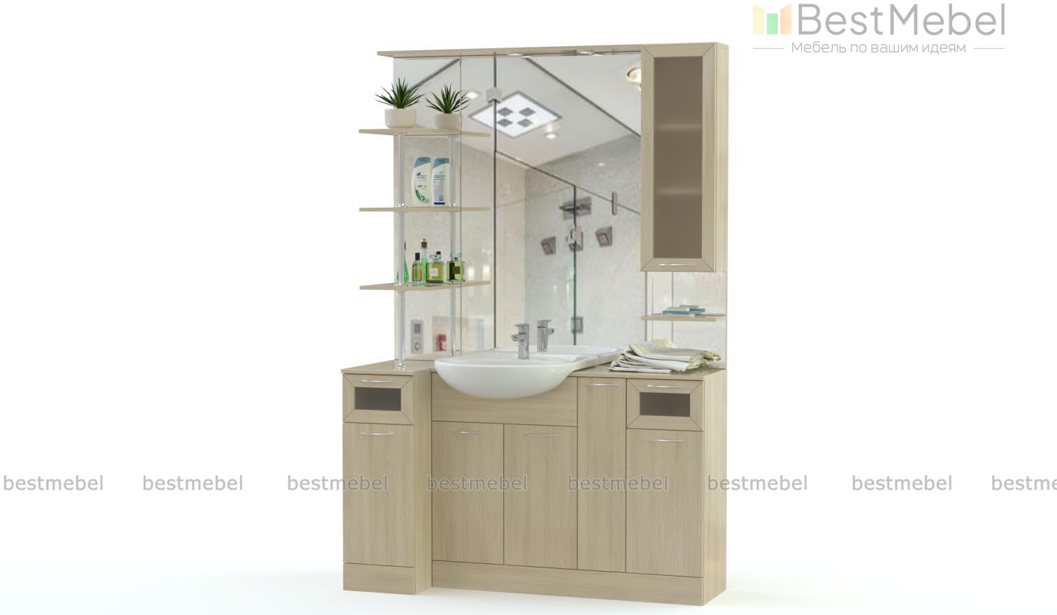 Комплект для ванной комнаты Ассоль 2 BMS - Фото
