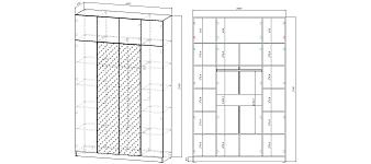 Распродажа - Шкаф для одежды Норд (с Антресолью)  (1600х2500х500)