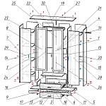 Схема сборки Шкаф распашной Глянец 9 BMS