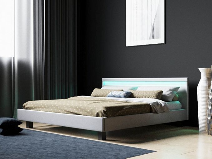 Кровать Франческа с LED BMS - Фото