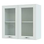 Шкаф навесной витрина Маргарита 2Д BMS - Фото 6