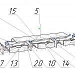 Схема сборки Подставка под монитор Бланка-8 BMS