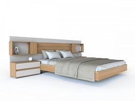 Распродажа - Кровать с полками Мая 25 BMS (3080х800х2042)