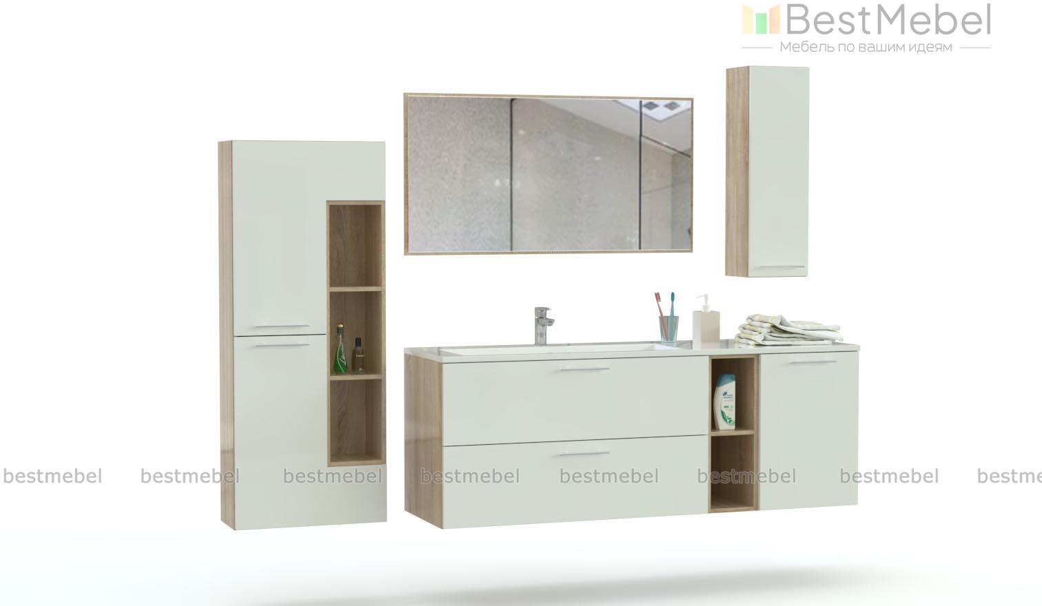 Комплект для ванной комнаты Плайн 1 BMS - Фото