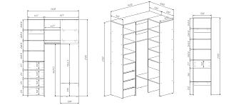 Распродажа - Гардеробная угловая Страйп 2 (1400х2100х1000)