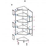 Чертеж Стеллаж Акцио 3 BMS